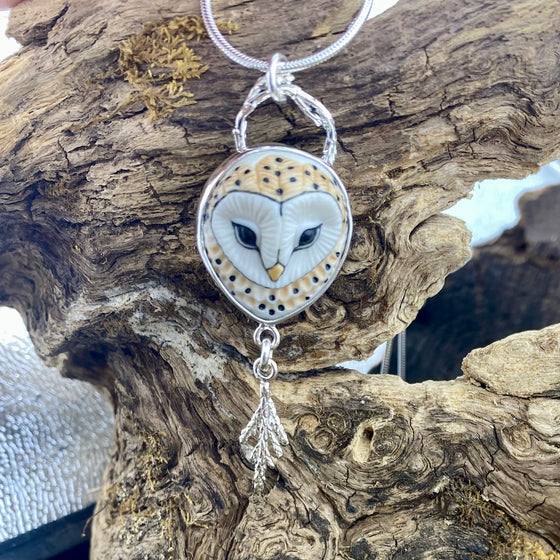 Woodland Owl cedar Goddess