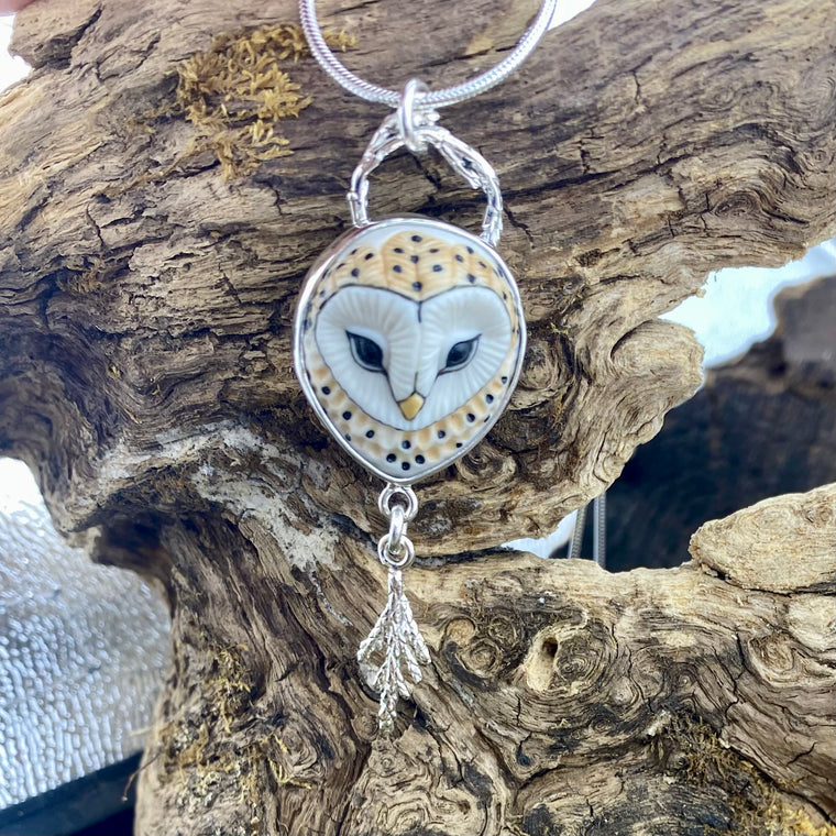 Woodland Owl cedar Goddess