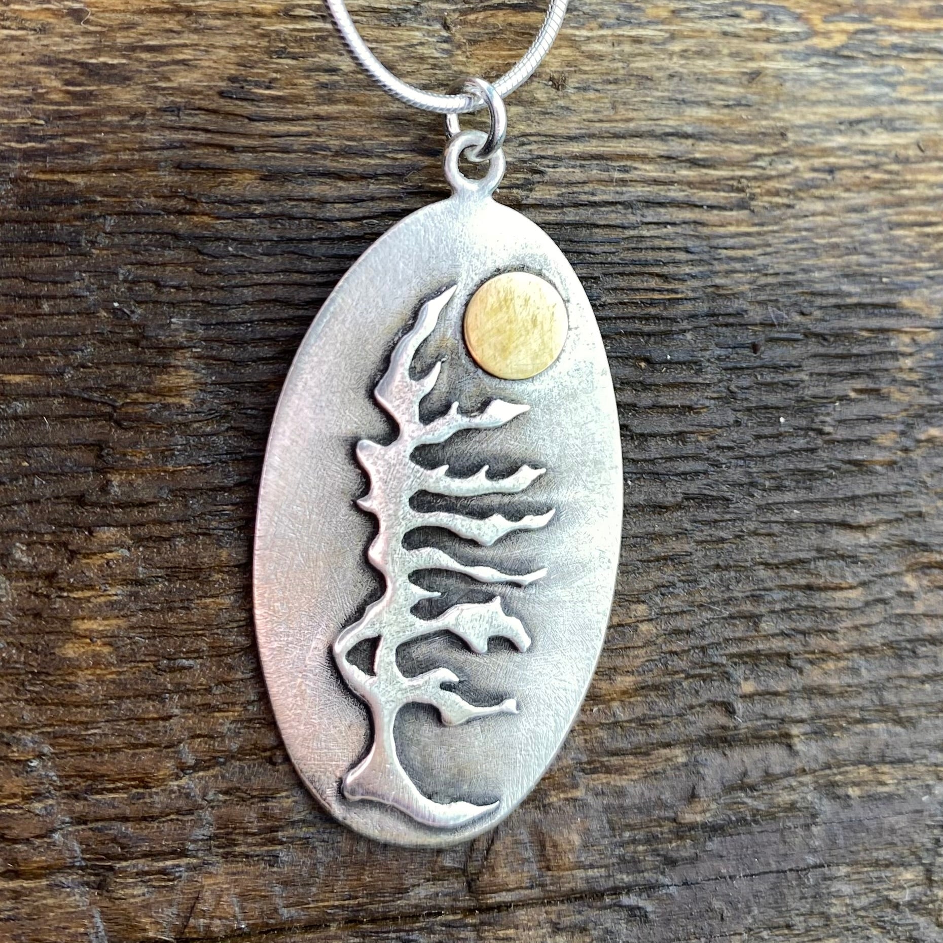 Sunset Georgian Bay Pine Pendant