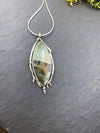 Water reflections Wood Opal Pendant
