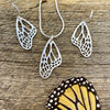 Metamorphosis butterfly pendant in Silver