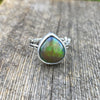 Deep Fire Welo Opal Bud Ring