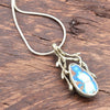 Natural Lavender Turquoise Pendant