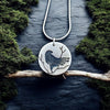 Crow Medicine Pendant in Silver