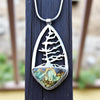 Windswept Georgian Pine with TurquoisePendant