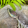 Emergence Pendant with Natural Lodalite and Cedar