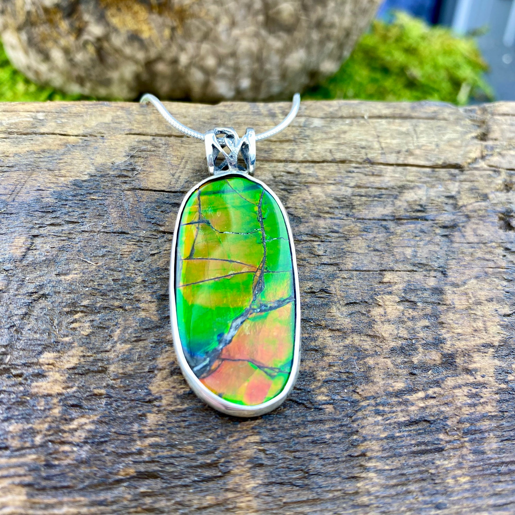 Ammolite Journey pendant