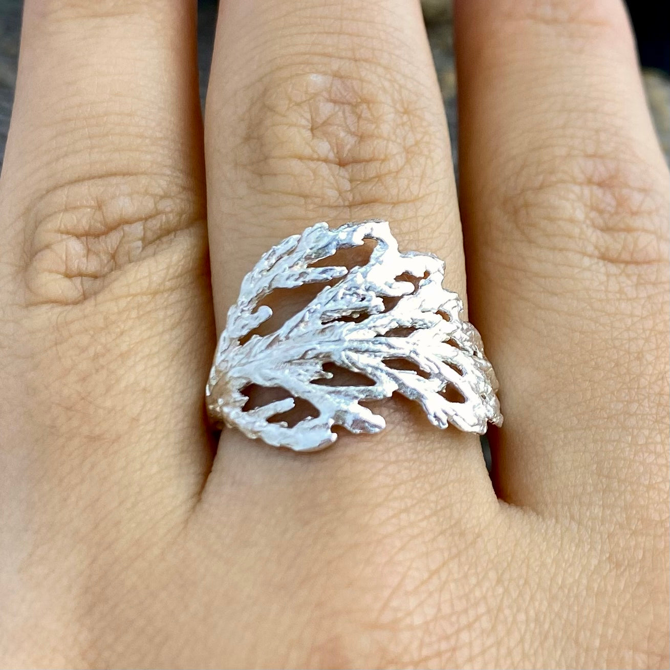 Cedar Branch Ring Wide
