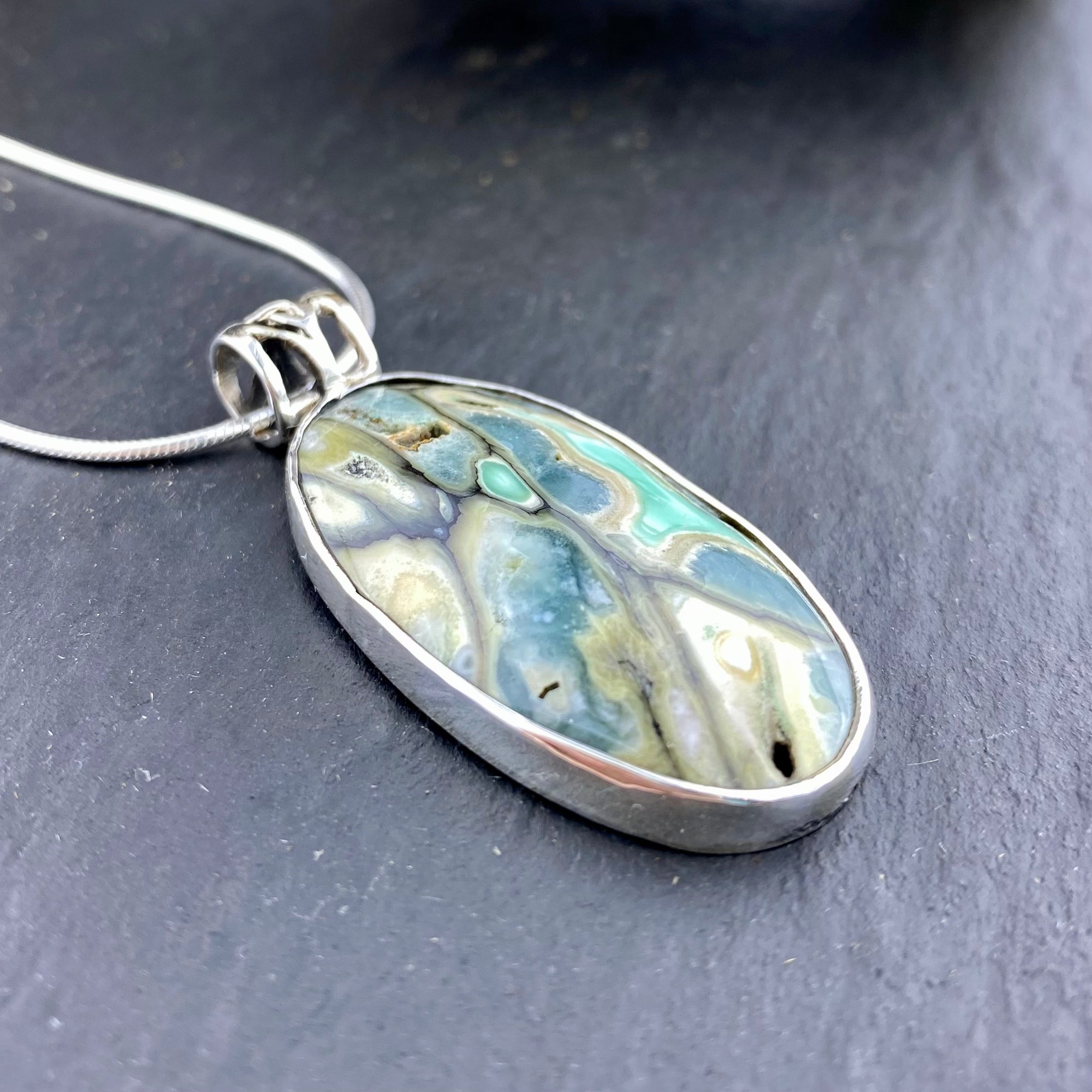 Gorgeous and Rare Clay Canyon Variscite Pendant