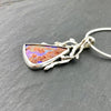 Abundance Pendant with Mexican Fire Opal