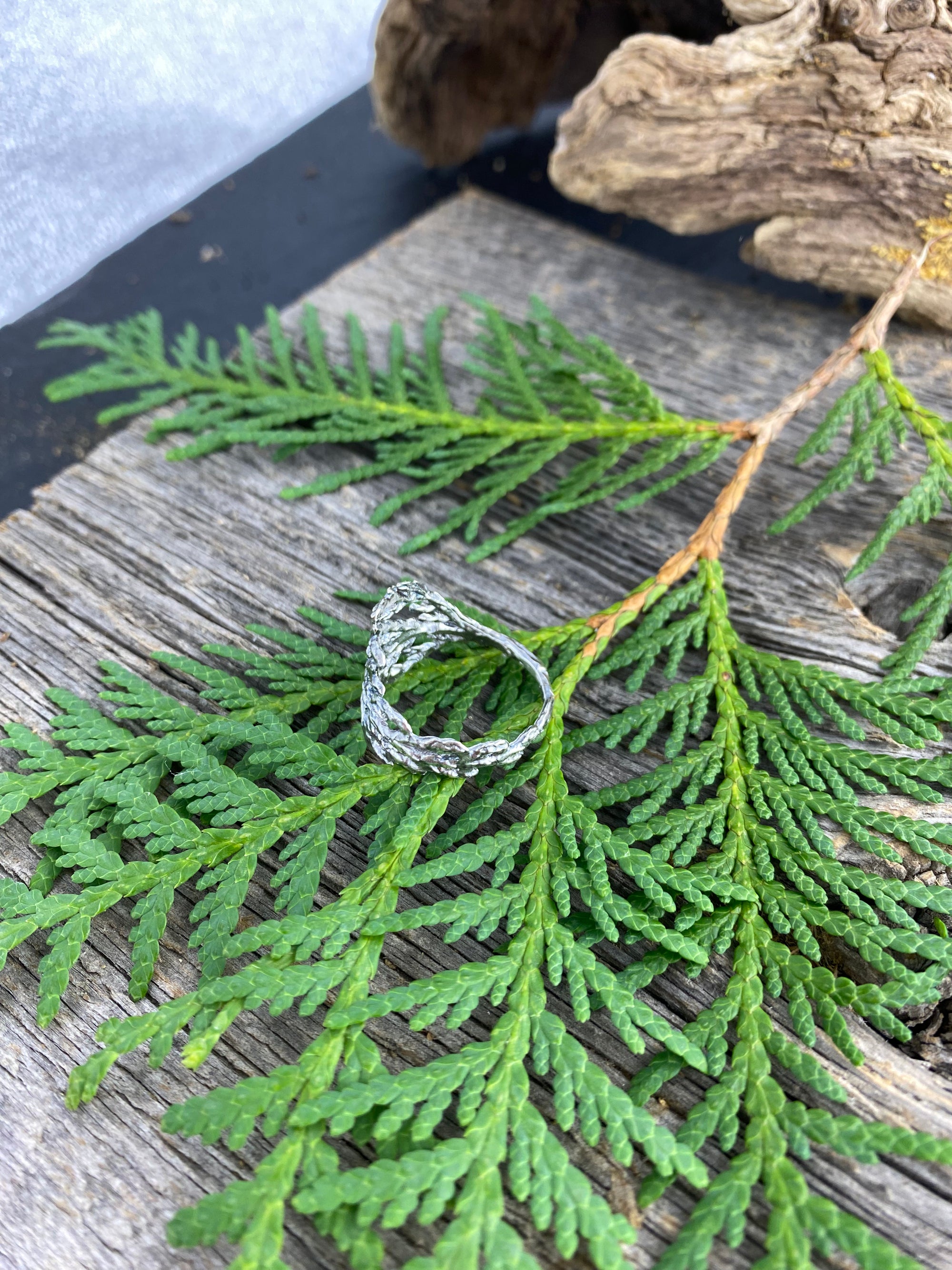 Cedar Branch Ring Wide