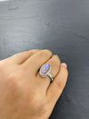 Deep Fire Boulder Pipe Opal Ring