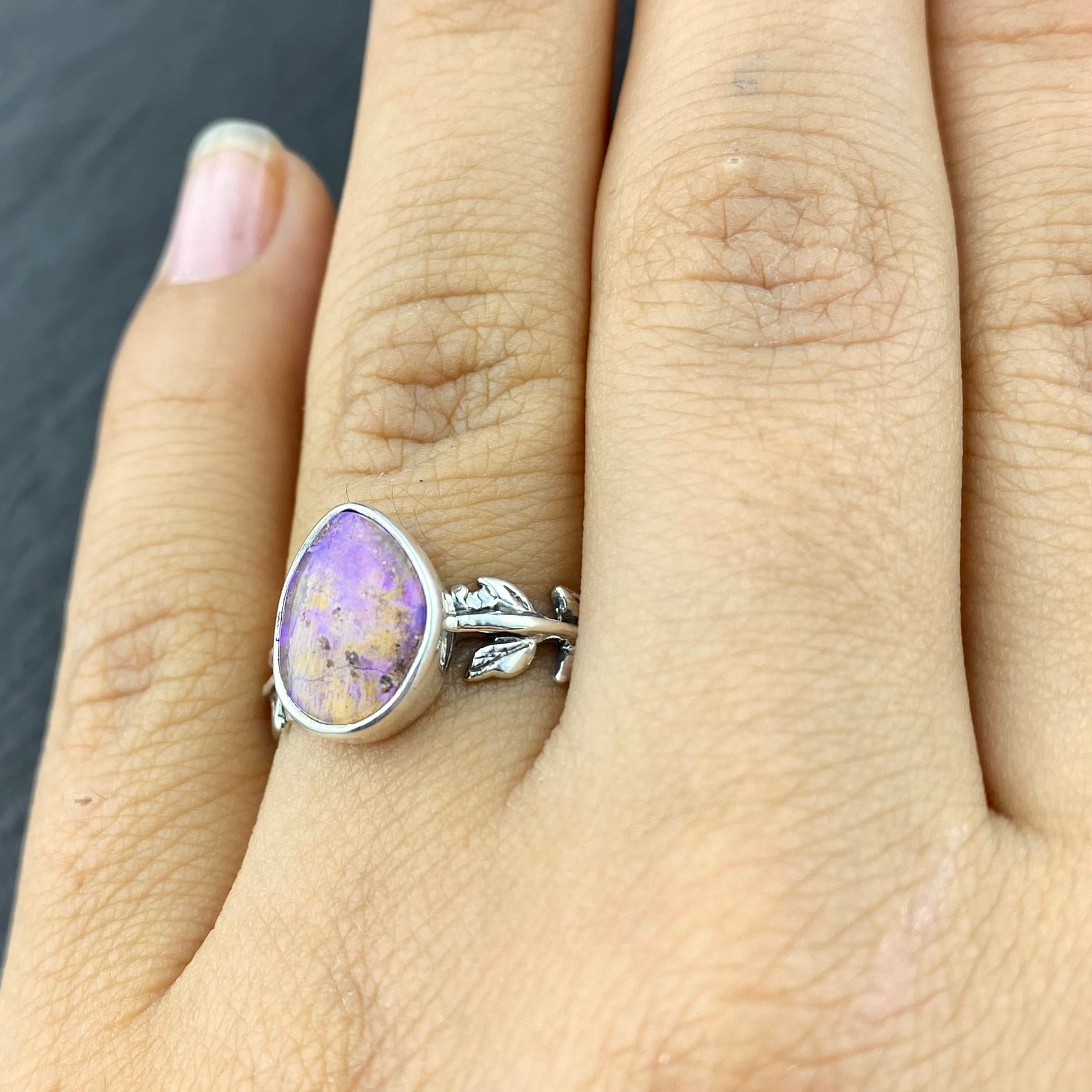 Gorgeous Opal Sterling Silver Ring