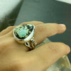 Beautiful Hubei Snowflake Turquoise ring