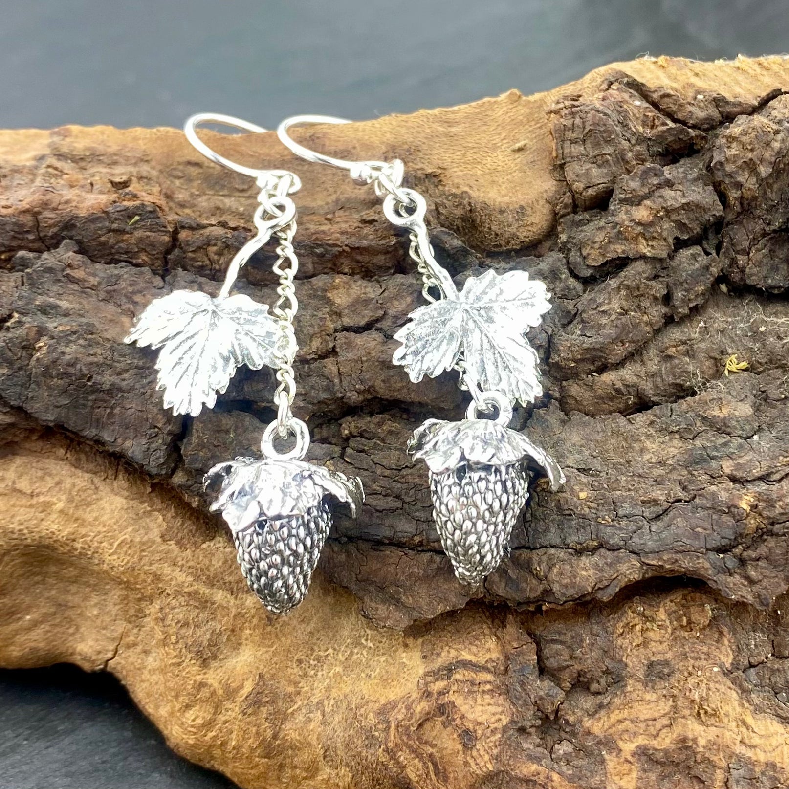 Wild Strawberry Earring in Silver