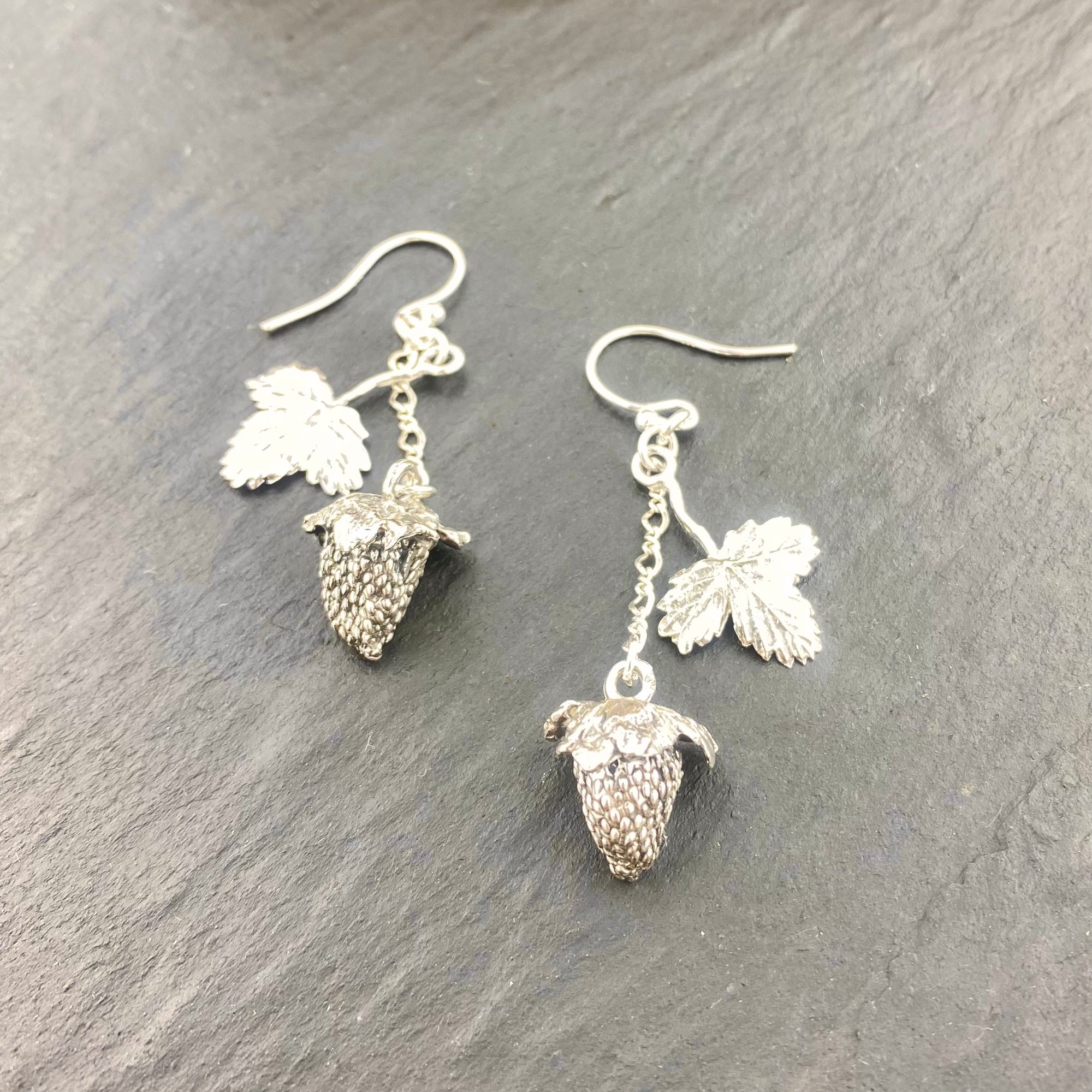 Wild Strawberry Earring in Silver