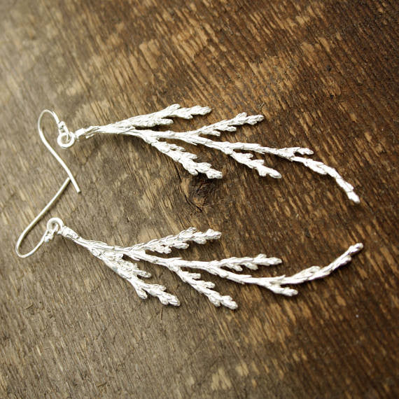 Cedar Branch earrings