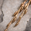 Beech Earrings in Bronze