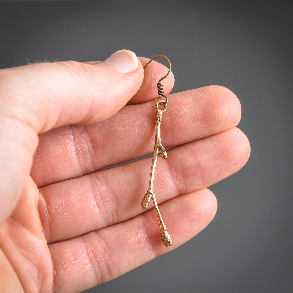Birch Tree Buds in Bronze