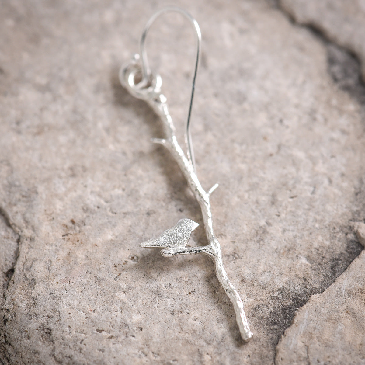 Sweet Songbird Earrings Sterling Silver