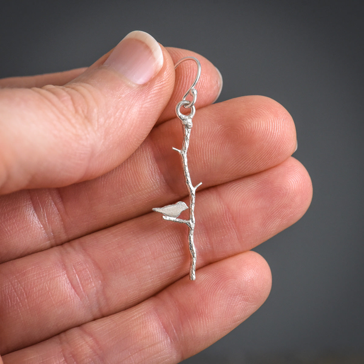 Sweet Songbird Earrings Sterling Silver