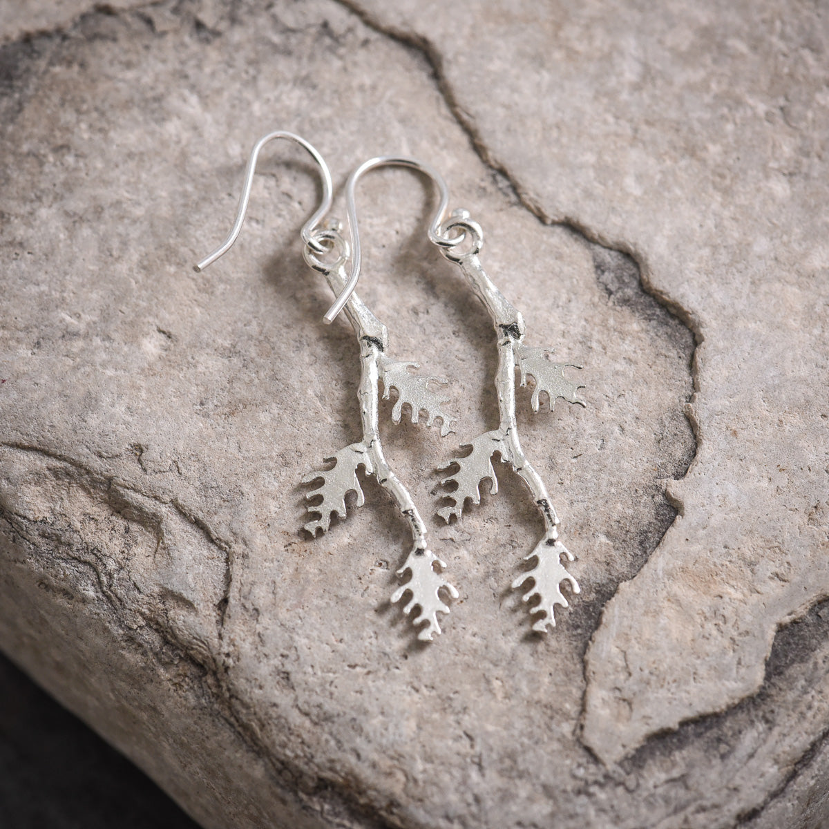 Trinity Oak Branch Earrings
