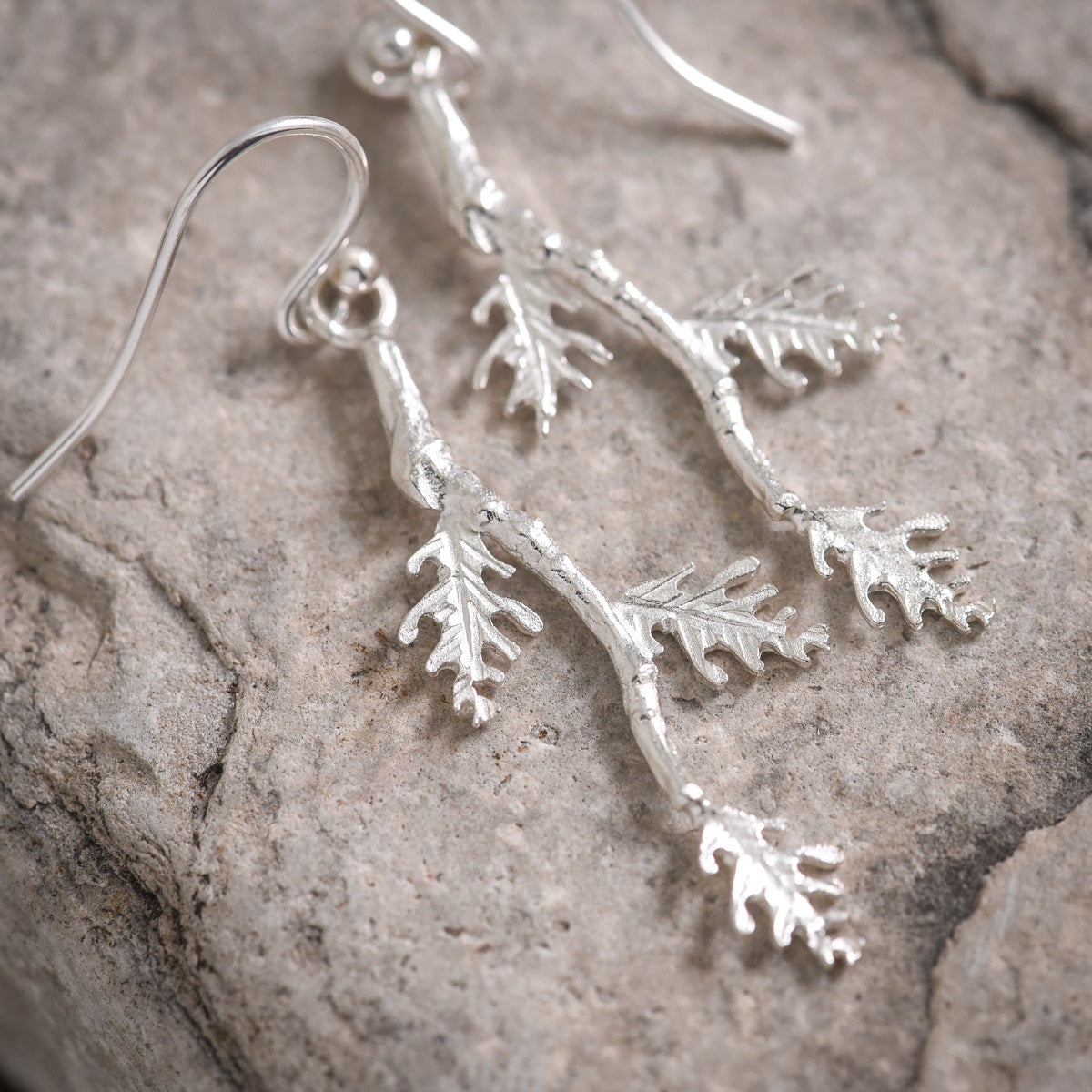 Trinity Oak Branch Earrings