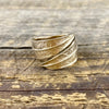 Willow Leaf Ring in Bronze