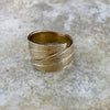 Willow Leaf Ring in Bronze