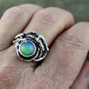 Deep Fire Welo Opal Ring