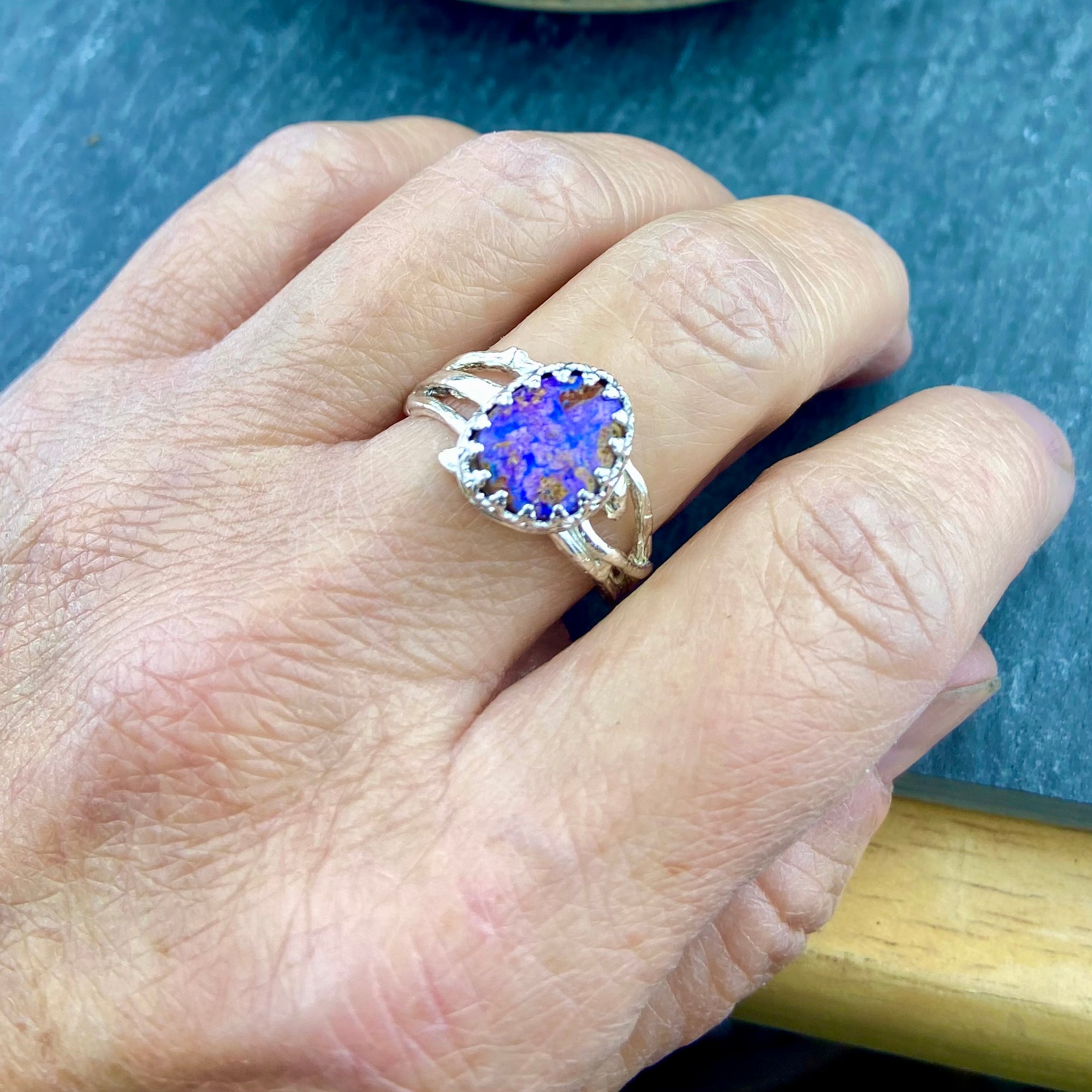 Gorgeous Purple Pipe Boulder Opal