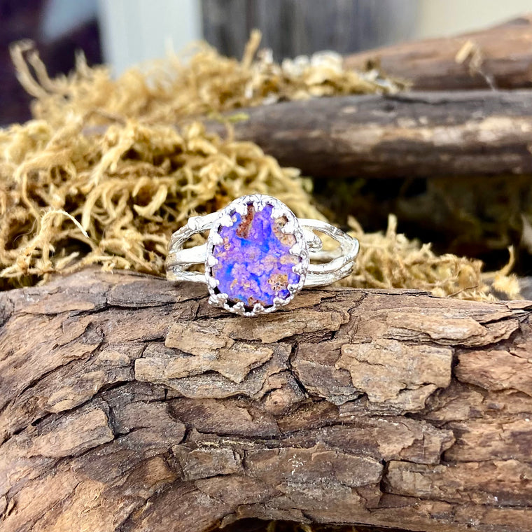 Gorgeous Purple Pipe Boulder Opal