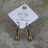 Acorn Earrings in bronze