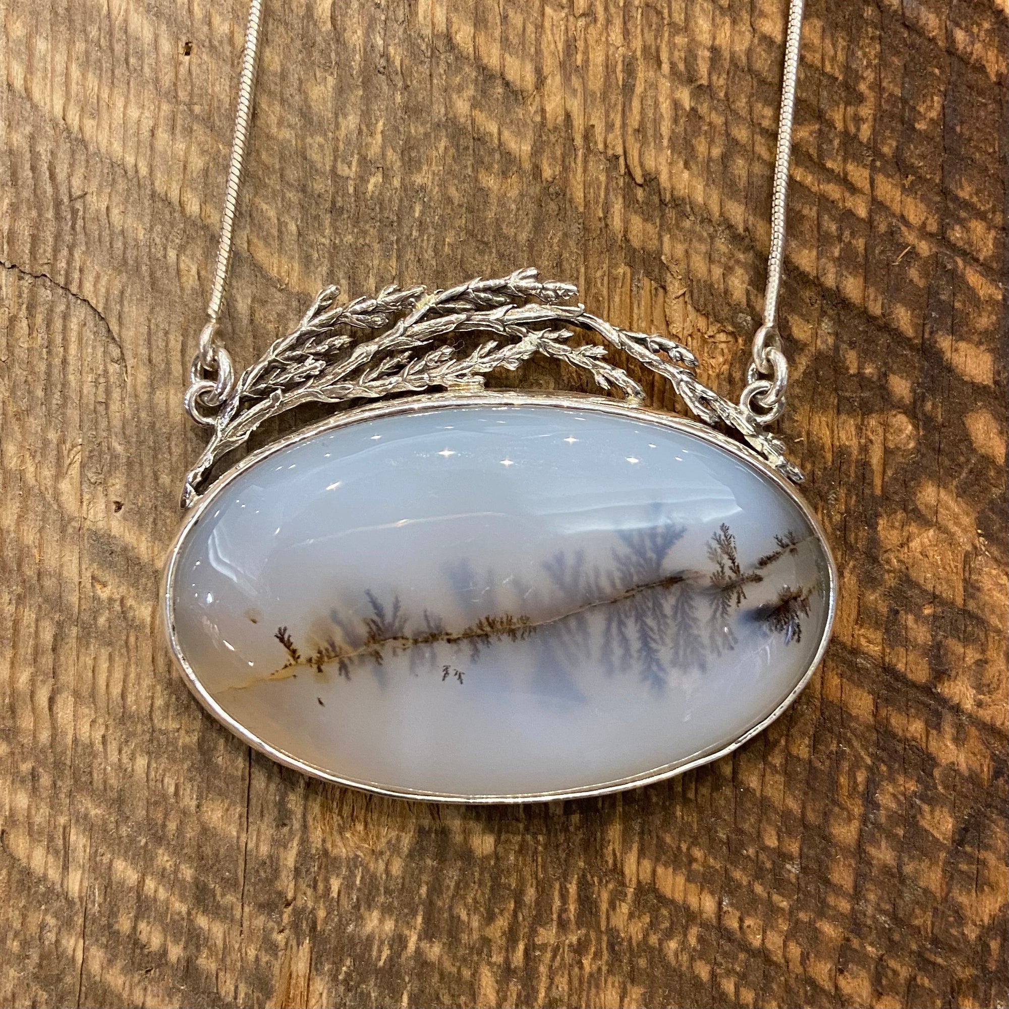 Misty Morning with Dendritic Quartz