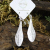 Maple Key Earrings in Silver