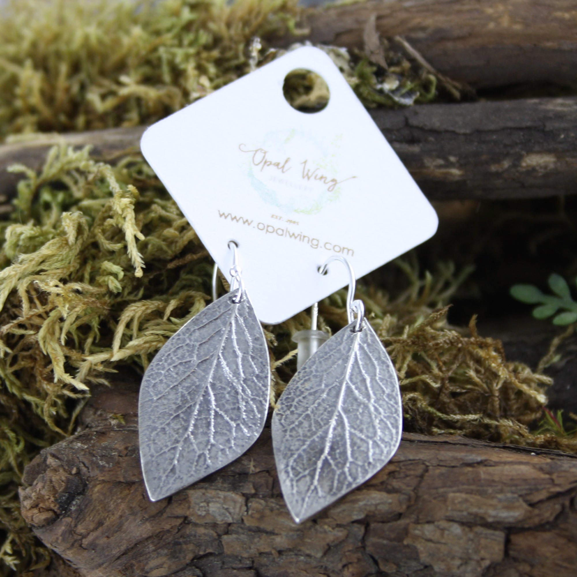 Alder Earrings in Sterling Silver