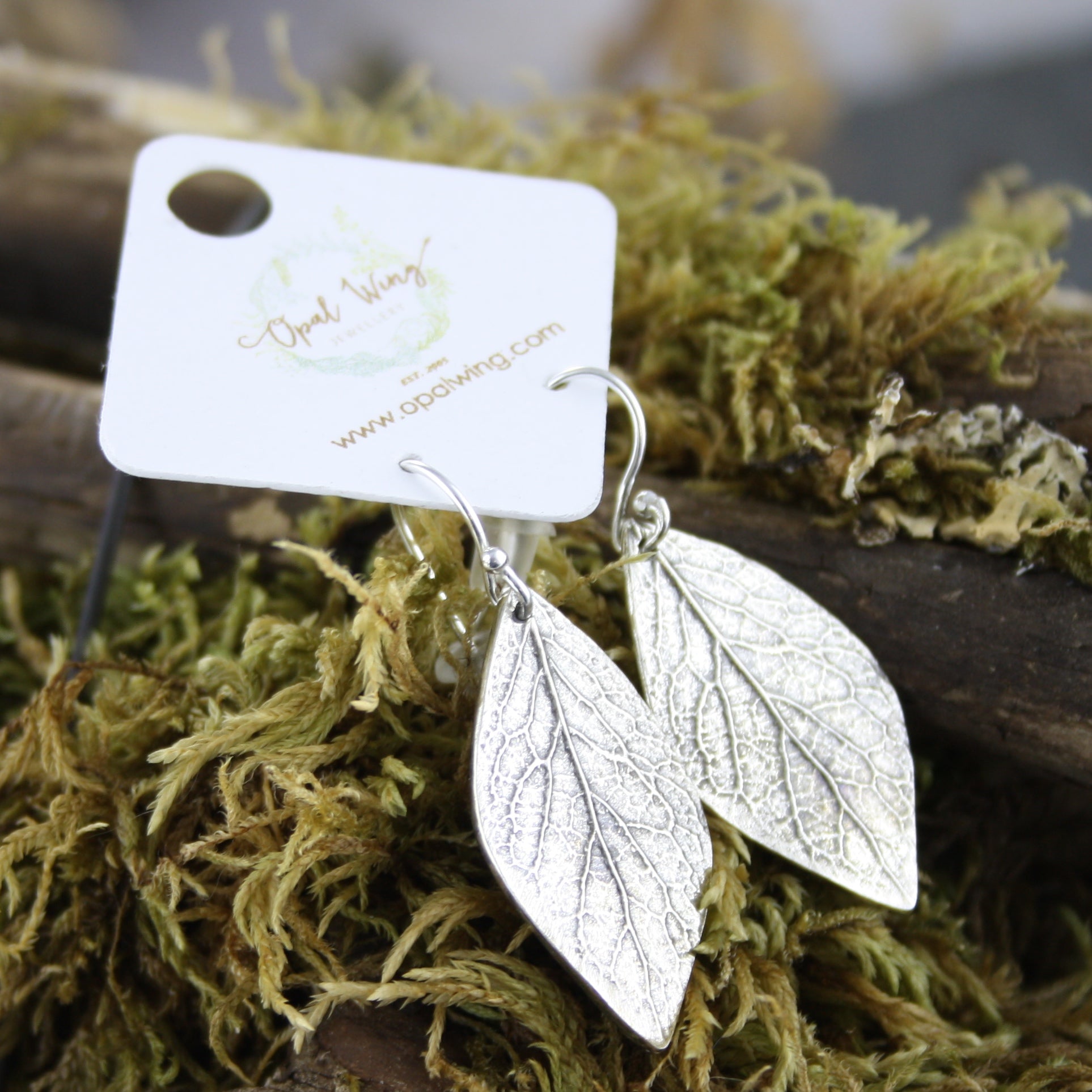 Alder Earrings in Sterling Silver