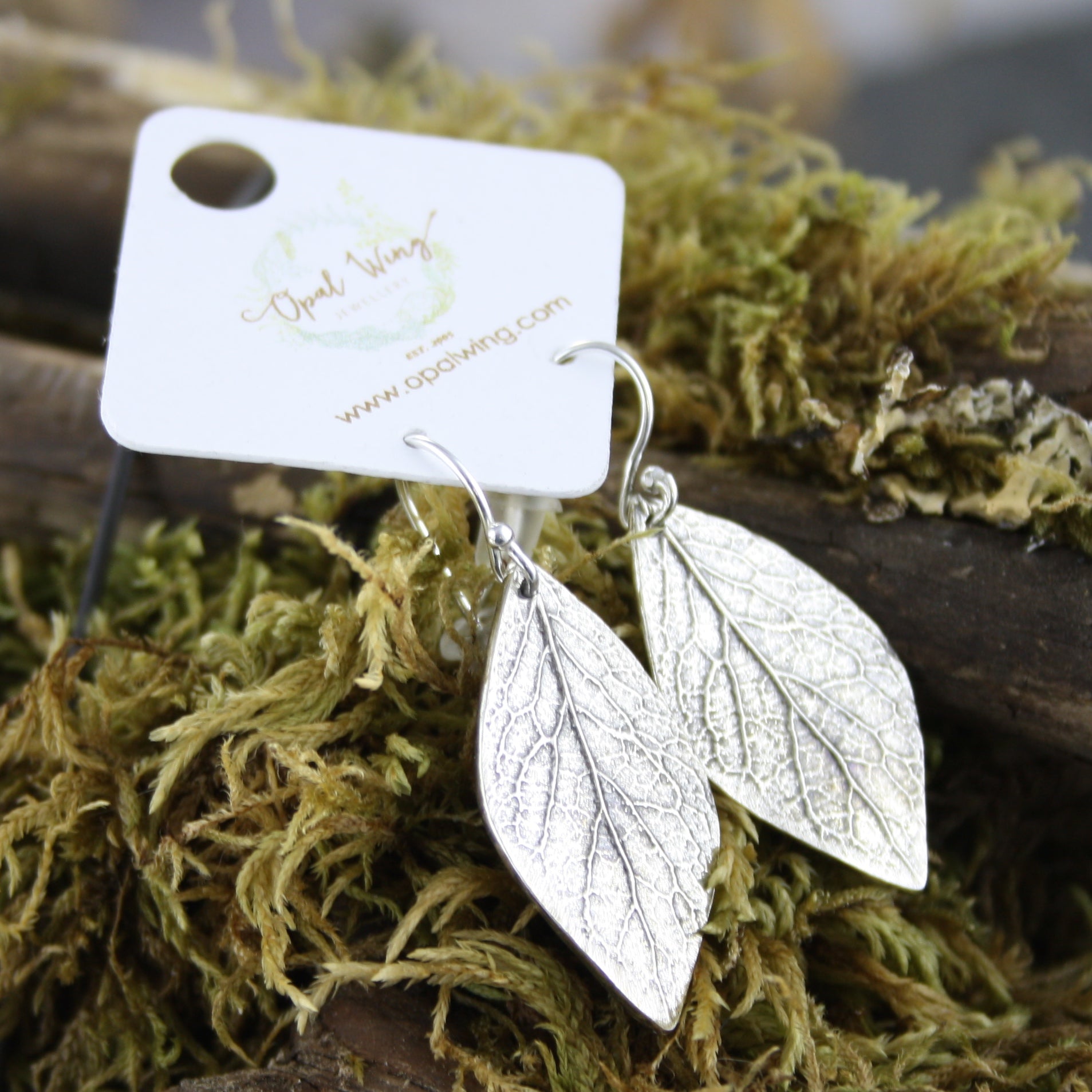 Alder Earrings in Sterling Silver