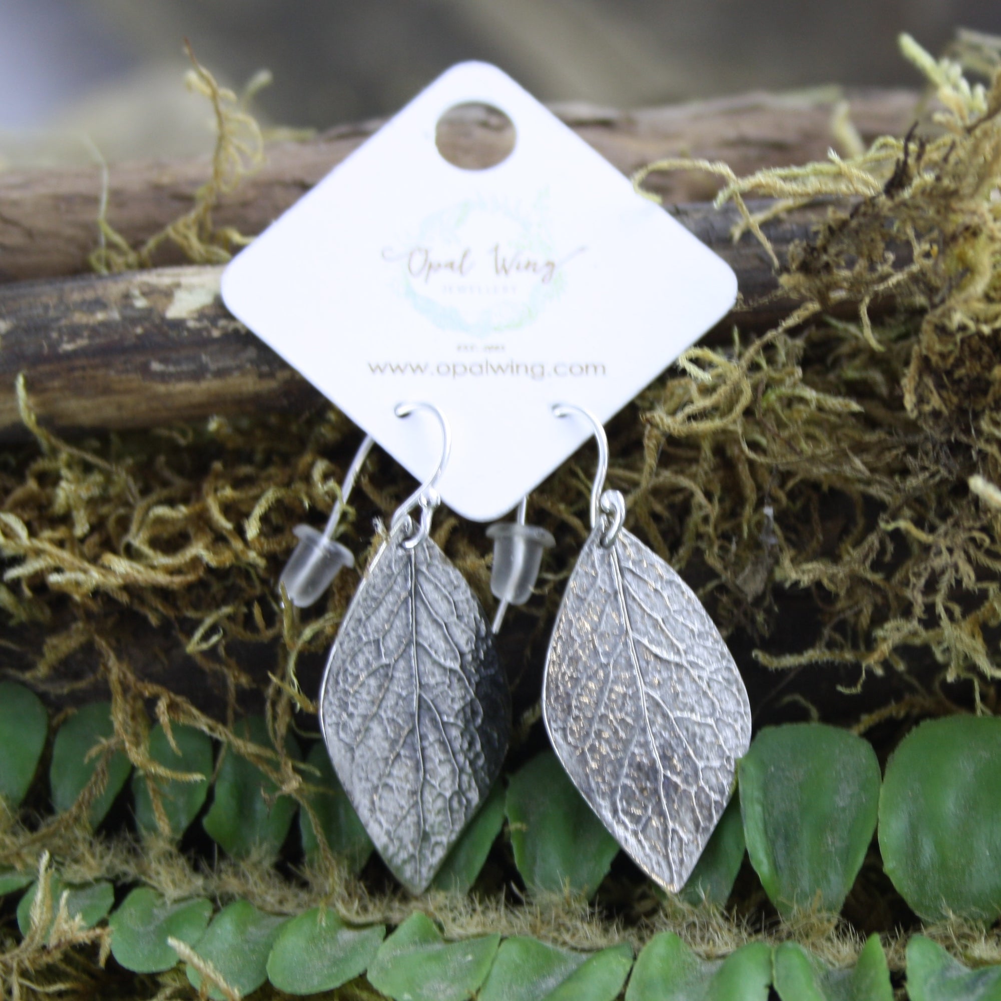 Alder Earrings in Sterling Silver