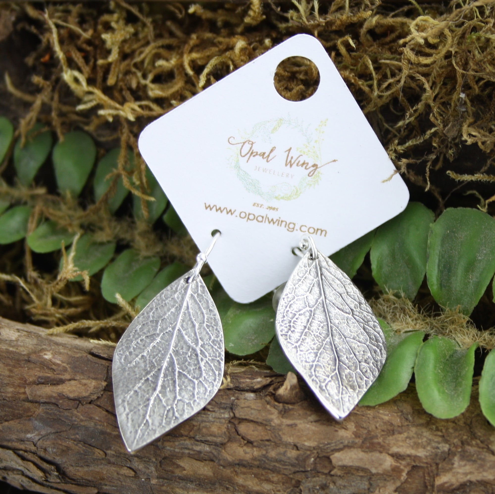 Alder Earrings in Sterling Silver