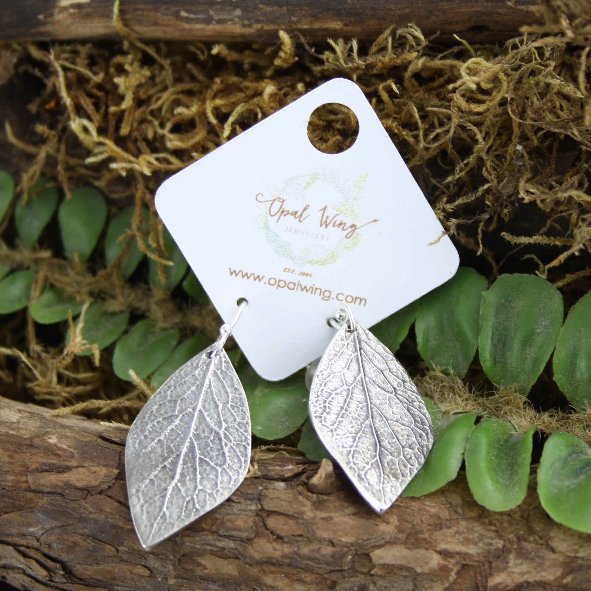 Alder Earrings in Sterling Silver
