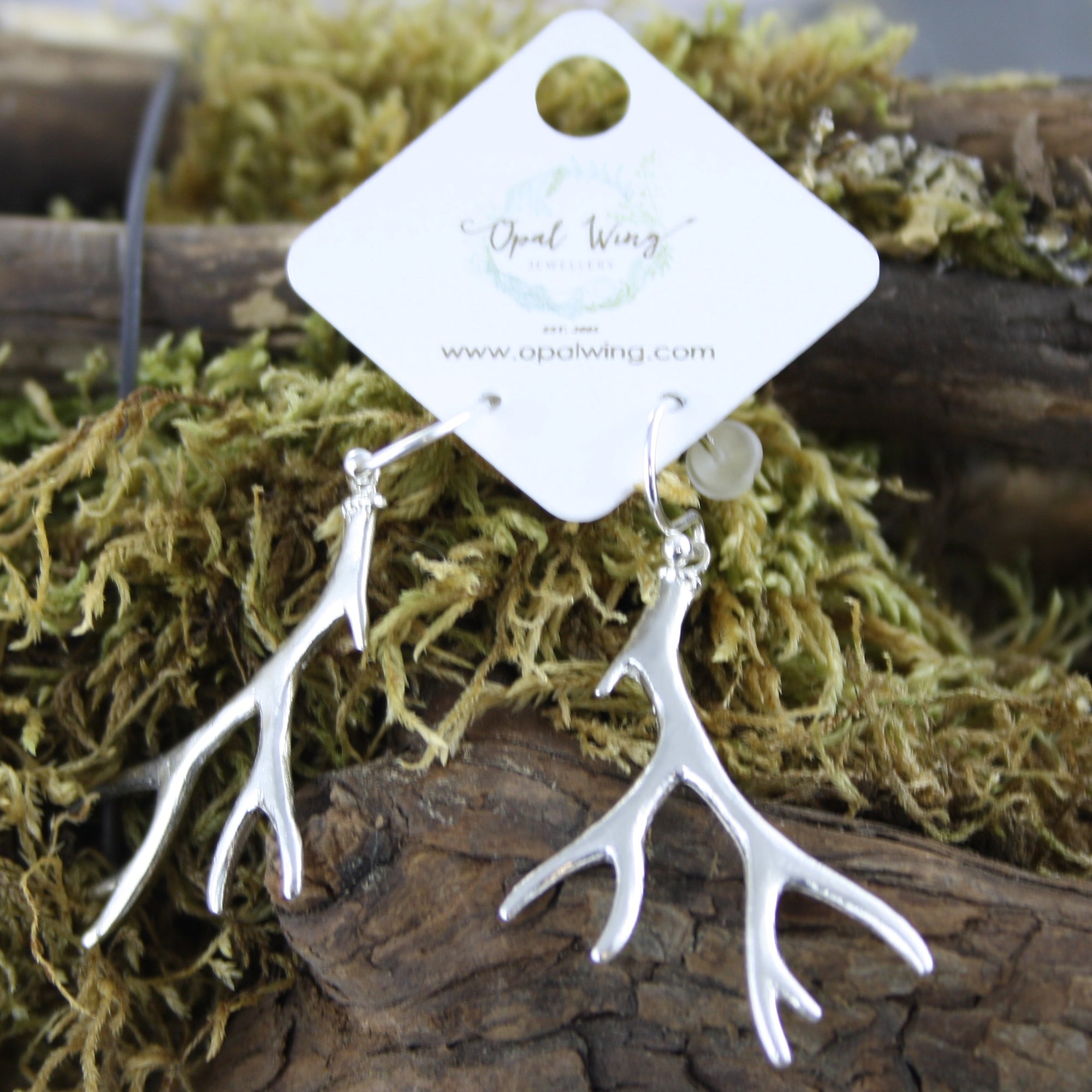 Deer Antler Earrings
