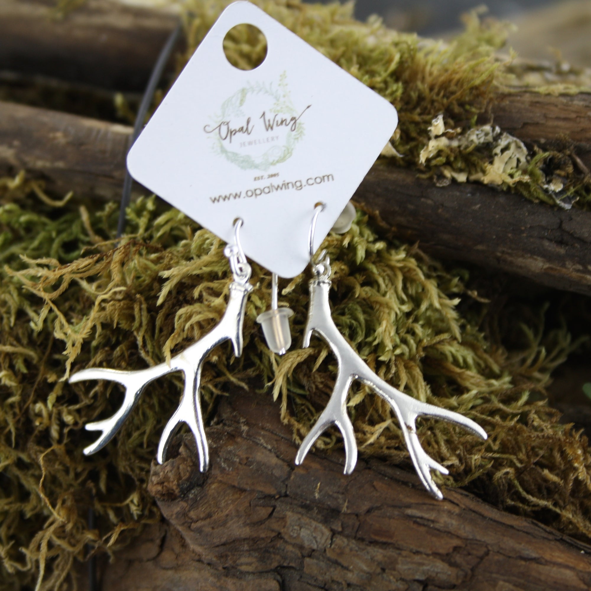 Deer Antler Earrings