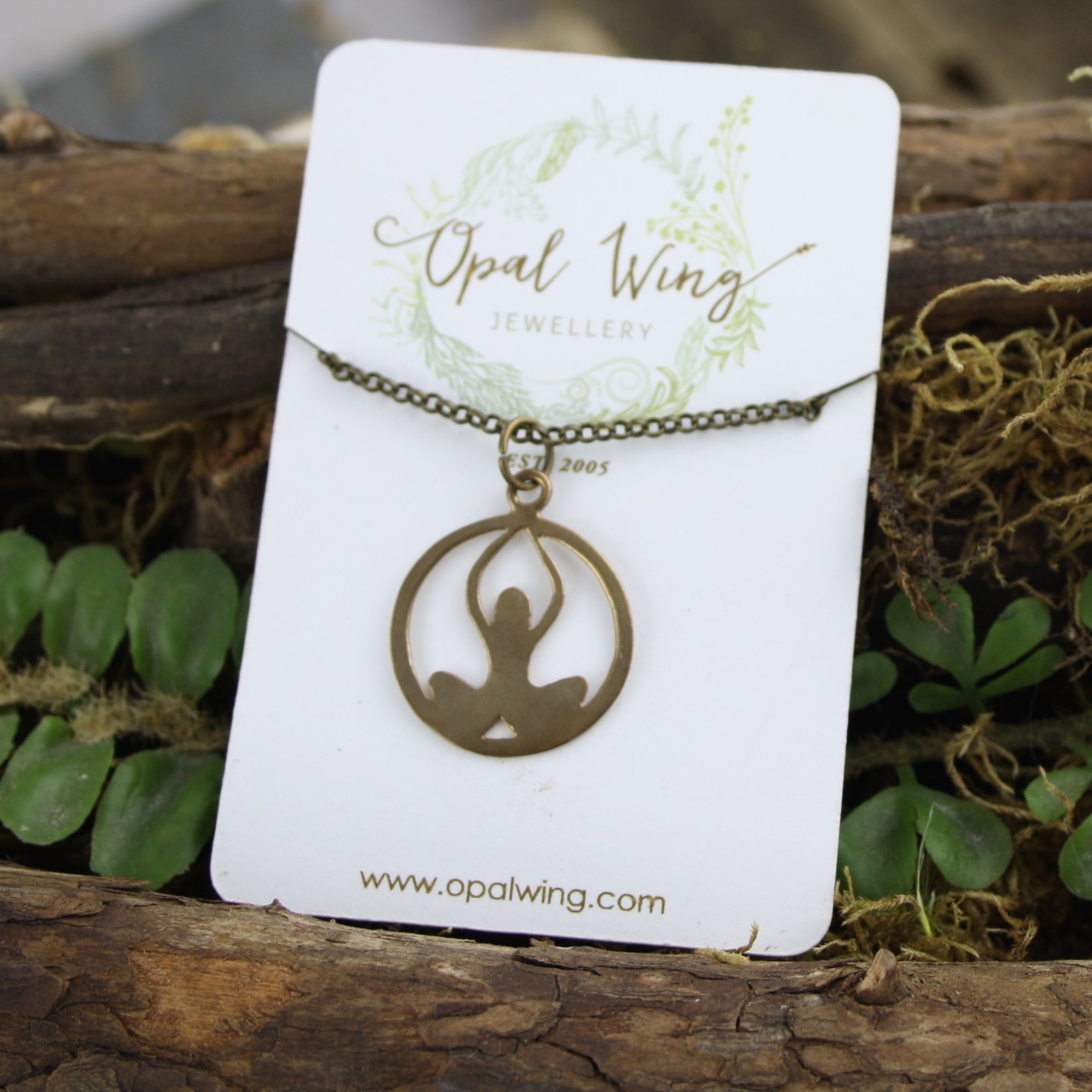 Yogi Goddess Pendant in Bronze