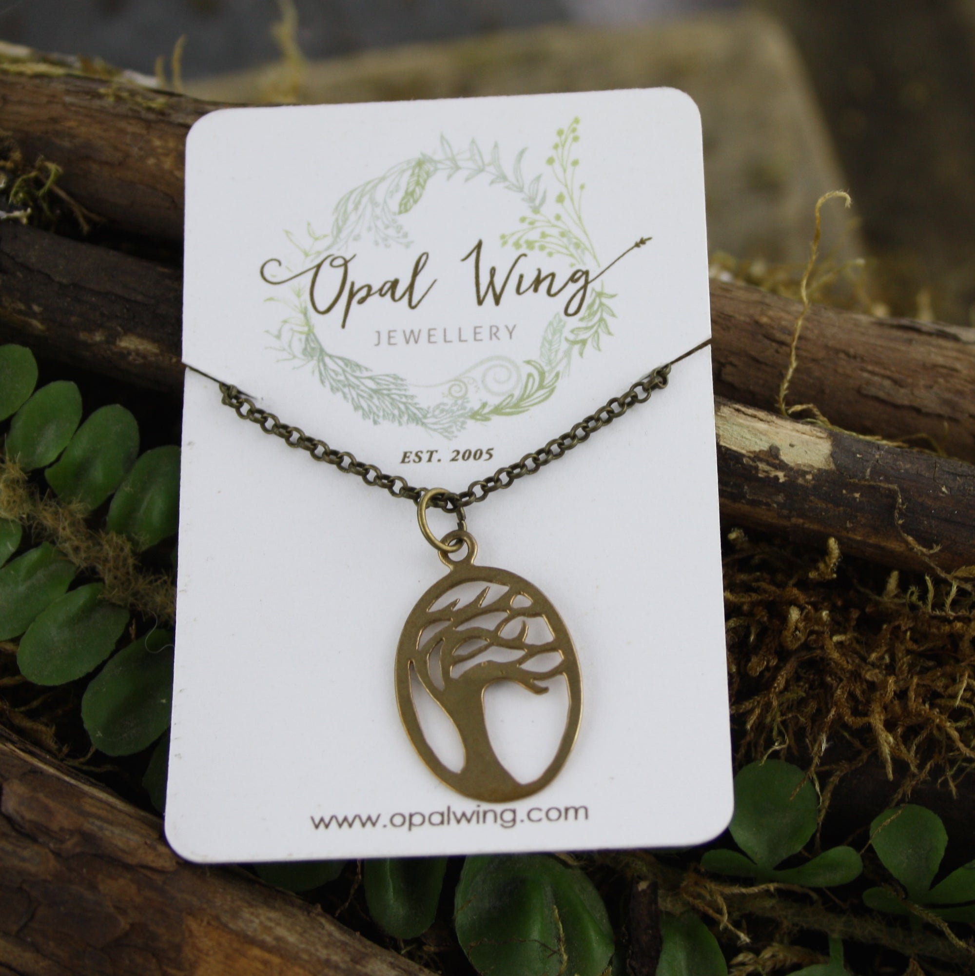 Mini Windswept Pendant in Bronze
