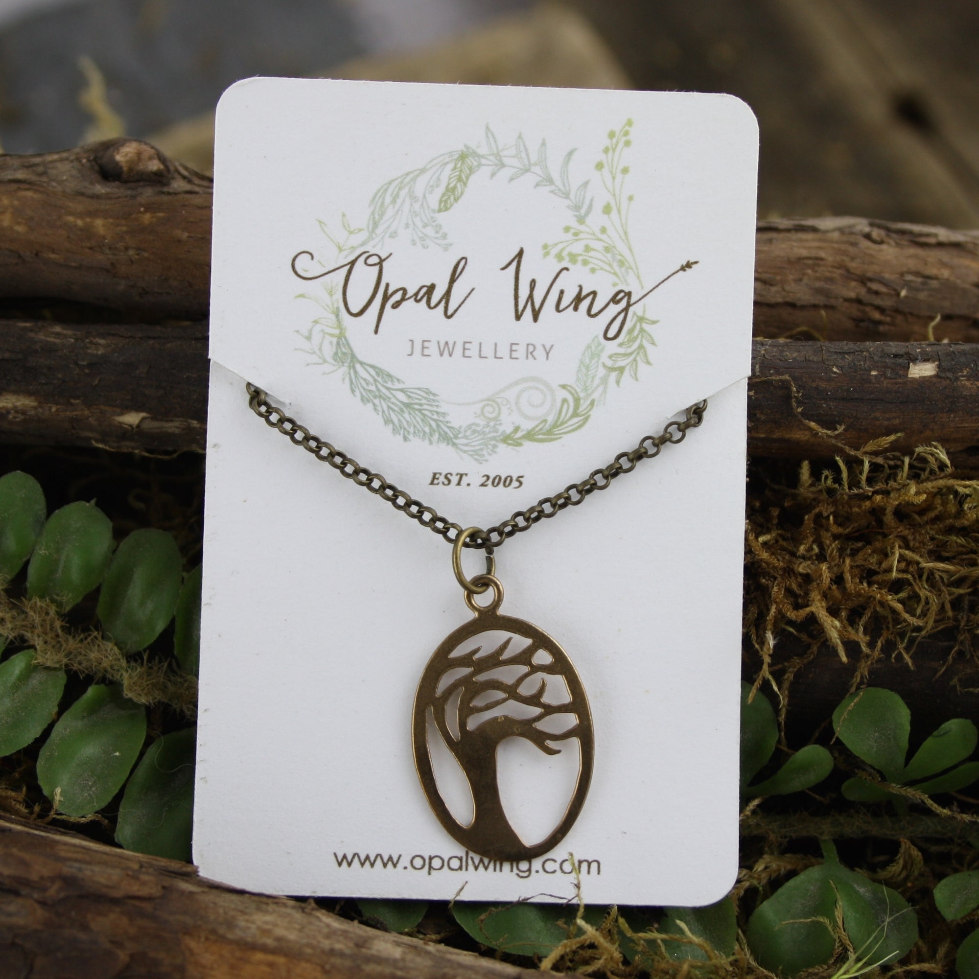 Mini Windswept Pendant in Bronze