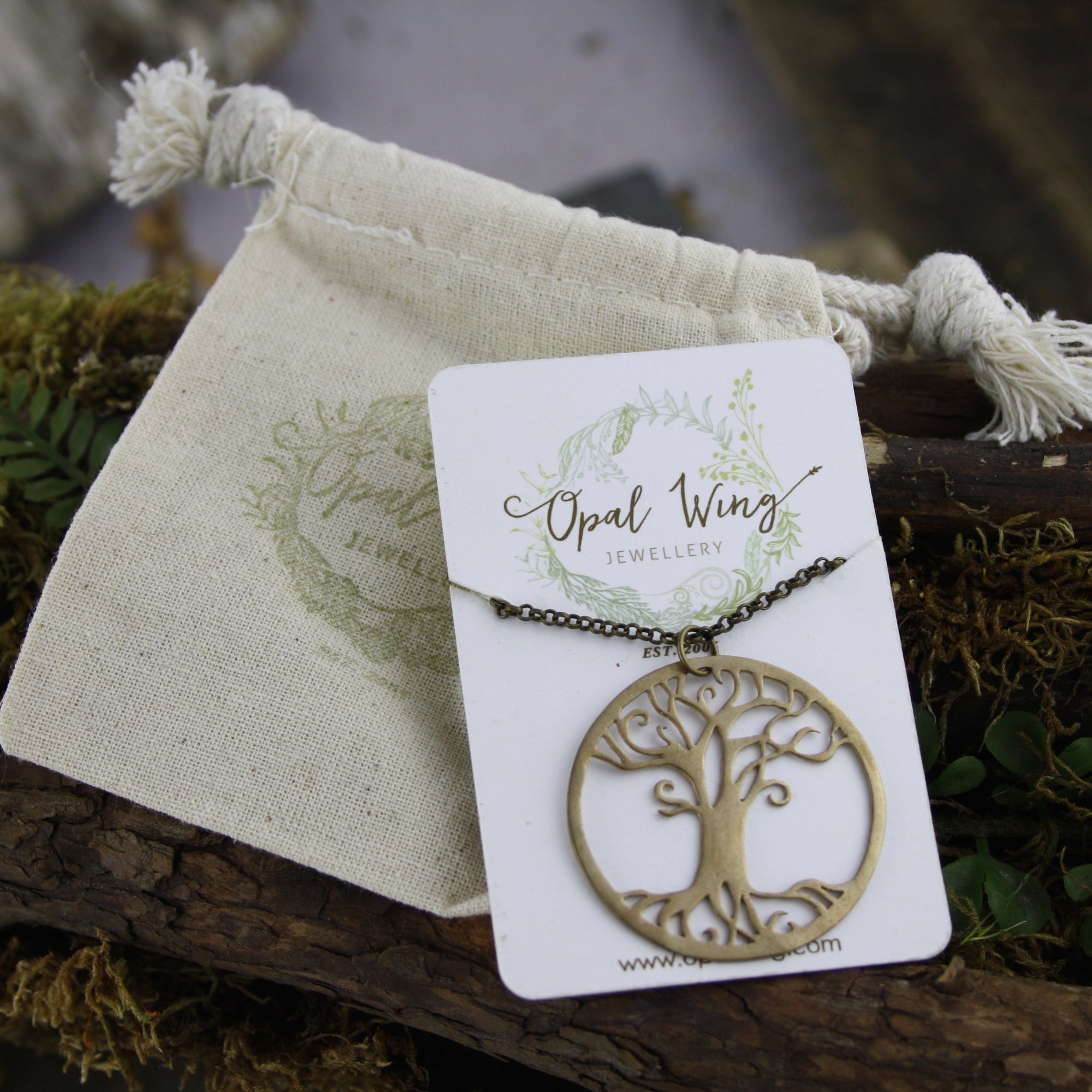 Tree of Life Pendant in Bronze