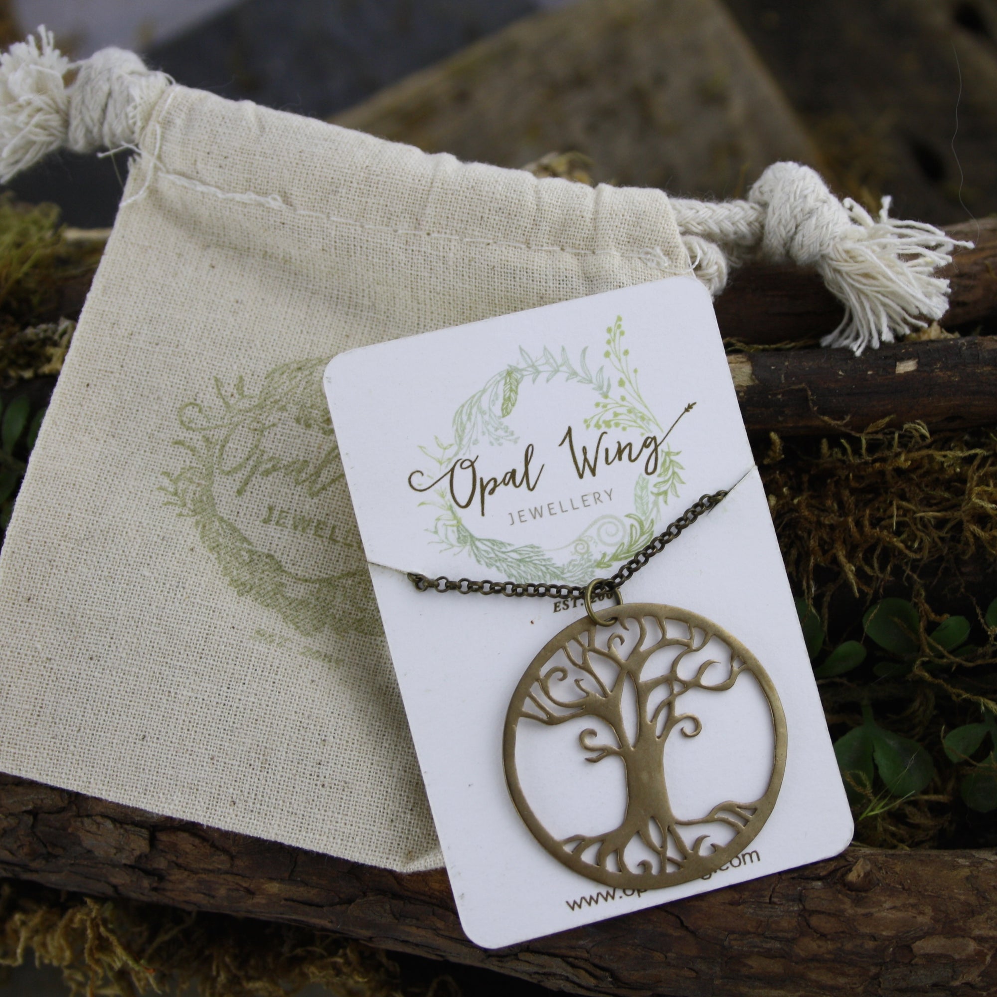 Tree of Life Pendant in Bronze