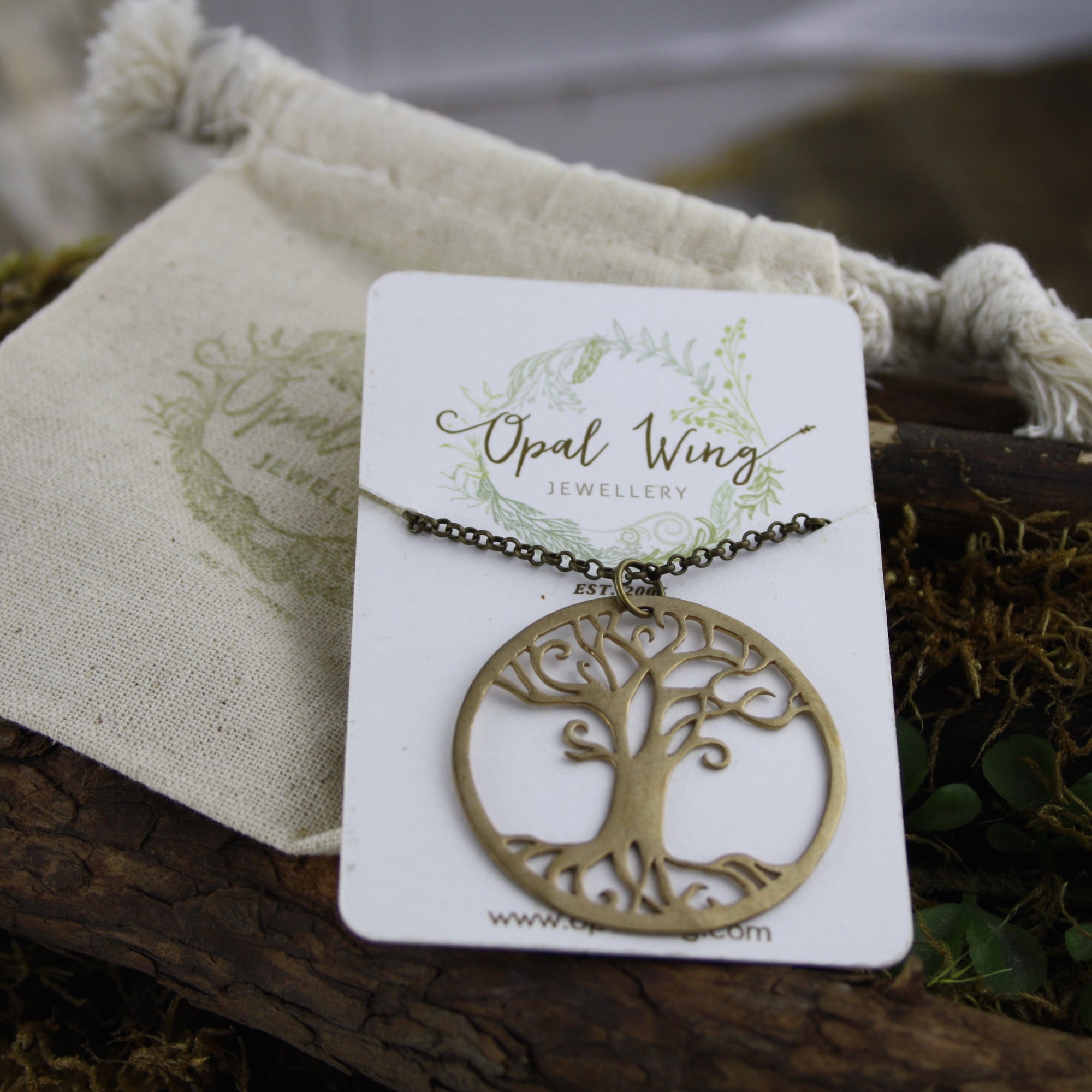 Tree of Life Pendant in Bronze