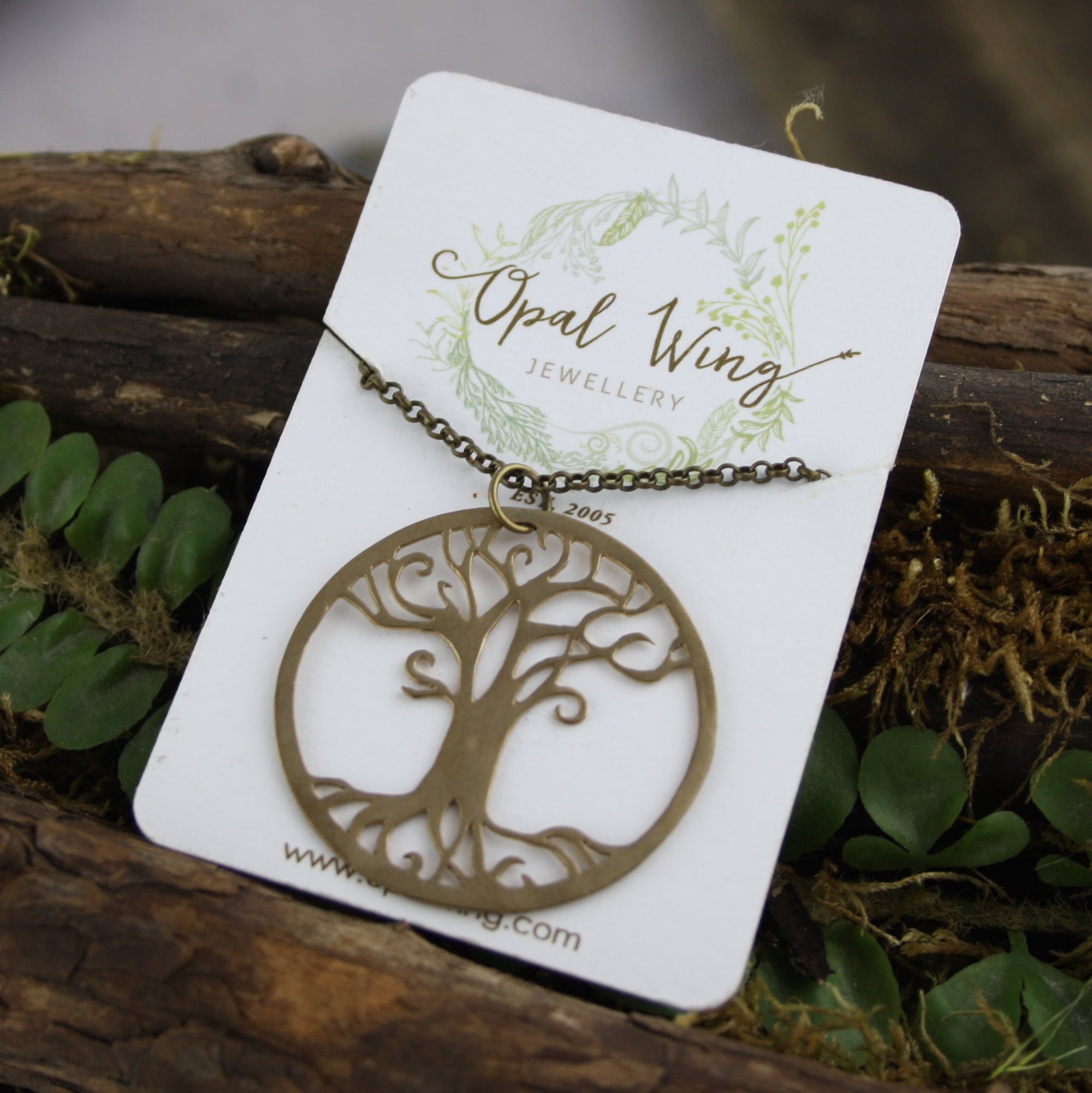 Tree of Life Pendant in Bronze